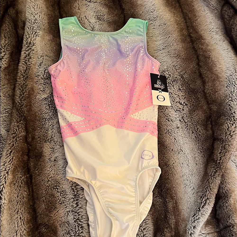 Gorgeous brand new limited edition chalk warrior leotard size AXS